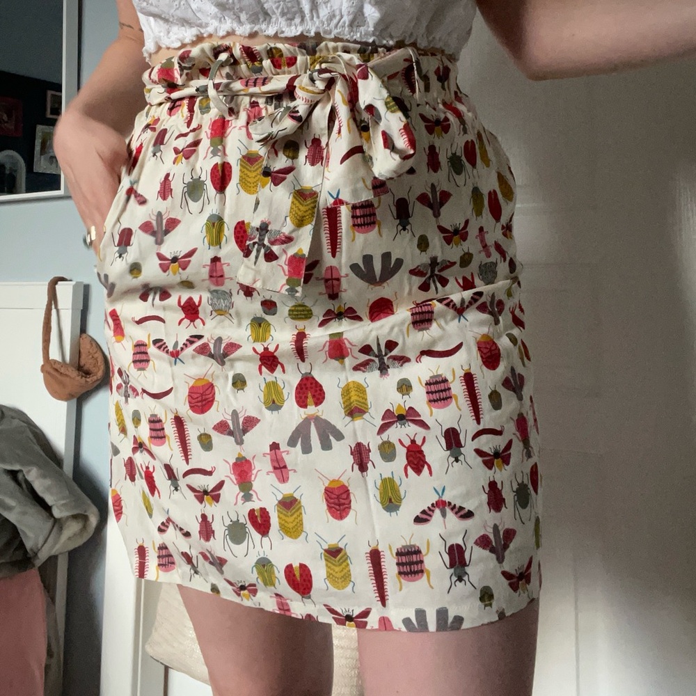 Unique Bug Pattern Skirt